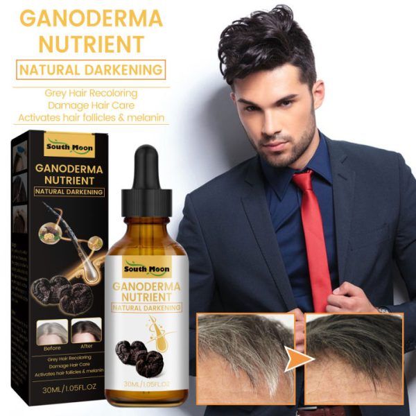 সাদা চুল কালো করার – Ganoderma Nutrient Natural Darkening Serum